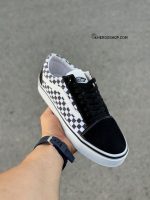 ونس اولد اسکول شطرنجی / مشکی سفید/ MS / کد611 - Image 5