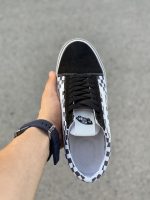 ونس اولد اسکول شطرنجی / مشکی سفید/ MS / کد611 - Image 3