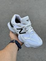 نیوبالانس 9060 / سفید نقره ای مشکی / کد813 - Image 3