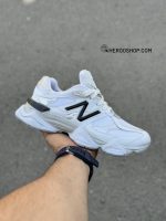 نیوبالانس 9060 / سفید نقره ای مشکی / کد813