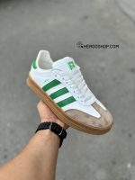 کتونی آدیداس سامبا/ سفید سبز/کد6 - Image 2