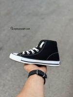 کتونی آلستار کانورس ساق دار / مشکی سفید - تصویر 6