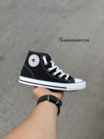 کتونی آلستار کانورس ساق دار / مشکی سفید