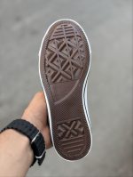 کتونی آلستار کانورس ساق دار / مشکی سفید - تصویر 5