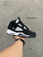 جردن فایو / مشکی سفید/MMS/کد541