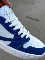 کتونی نایک ترویس اسکات /سفید آبی - تصویر 2