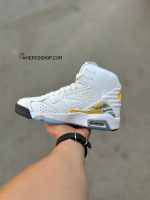 کتونی جردن 6 MVP / سفید زرد / کد 614 - Image 5