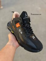 کتونی سایز بزرگ جردن 23 / مشکی تمام / MM / بزرگ پا - Image 4