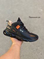 کتونی سایز بزرگ جردن 23 / مشکی تمام / MM / بزرگ پا