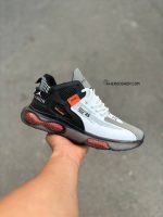 کتونی سایز بزرگ جردن 23 /مشکی سفید طوسی/MST/ بزرگ پا