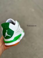 کتونی سایز بزرگ جردن فور / سفید سبز/ بزرگ پا/کد406 - Image 5