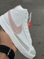 کتونی نایک بلیزر ساق دار / سفیدصورتی - Image 3