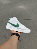 کتونی نایک بلیزر ساق دار / سفیدسبز