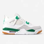 Nike-Jordan-4-Sneakers-Extended-Sizes-37–48-White-Green-Code-406-WWW.HEROSHOOP.COM-VIEW-1.webp