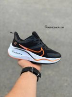 کتونی نایک زوم لبخند / مشکی نارنجی