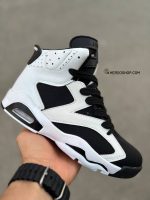 کتونی جردن 6 / سفید مشکی (دورنگ) / کد 620 - Image 7