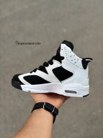 کتونی جردن 6 / سفید مشکی (دورنگ) / کد 620 - Image 2