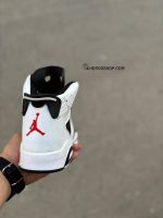 کتونی جردن 6 / سفید مشکی (دورنگ) / کد 620 - Image 6