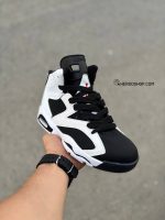 کتونی جردن 6 / سفید مشکی (دورنگ) / کد 620 - Image 3