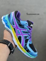 کتونی اسیکس رانینگ سایز بزرگ/ آبی زرد/ AZ/ بزرگ پا/ کد308 - Image 2