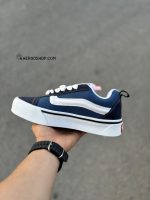 کتونی ونس اولد اسکول پتیتو / سفید آبی / SA - Image 3