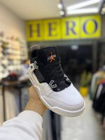 جردن فور/ سفید مشکی پنجه سفید / کد 403 - Image 4