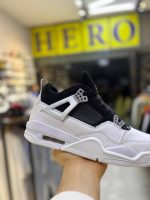 جردن فور/ سفید مشکی پنجه سفید / کد 403 - Image 5