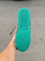 کتونی نایک کاز ساق دار / رنگ مشکی تمام زیره سبز / کد 202 - Image 3