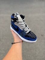 کتونی نایک وودو ساق دار / رنگ سفید آبی کرم / کد 204 - Image 2