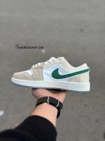 کتونی جردن وان لو /سفید کرم نایک سبز - Image 4