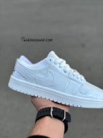 کتونی جردن وان لو / رنگ سفید تمام - Image 3