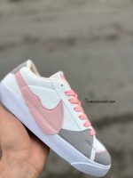 کتونی نایک بلیزر جامبو / سفید صورتی / کد 136 - تصویر 2