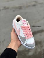 کتونی نایک بلیزر جامبو / سفید صورتی / کد 136 - تصویر 6