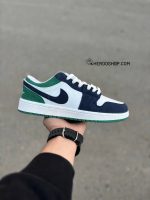 کتونی جردن وان لو / سفید آبی سبز