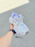 کتونی بالنسیاگا اسپایدر / رنگ سفید طلایی / کد 276 - Image 2