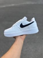 کتونی ایرفورس وان سفید مشکی / کد 112 - تصویر 3