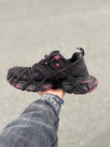 کتونی بالنسیاگا اسپایدر رنگ مشکی صورتی 2 - تصویر 5