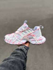 کتونی بالنسیاگا اسپایدر رنگ سفید صورتی - تصویر 4