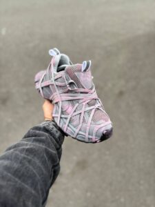 کتونی بالنسیاگا اسپایدر رنگ طوسی صورتی - Image 2