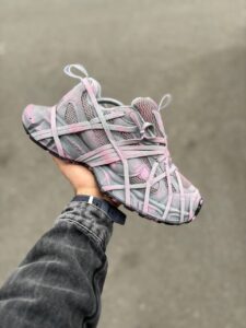 کتونی بالنسیاگا اسپایدر رنگ طوسی صورتی - Image 5