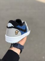 کتونی نایک وودو آبی طوسی مشکی / ساق کوتاه - Image 6