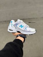 کتونی نیوبالانس 530 / رنگ سفید آبی