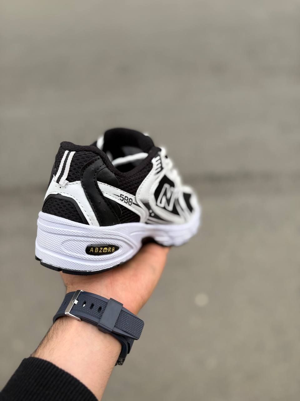 کتونی نیوبالانس 530 / رنگ سفید مشکی - Image 4
