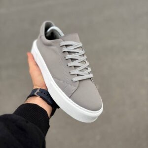 کفش ونس برشکا رنگ طوسی سفید / TS