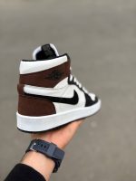 جردن وان ساقدار / رنگ سفید مشکی پشت قهوه ای - تصویر 3