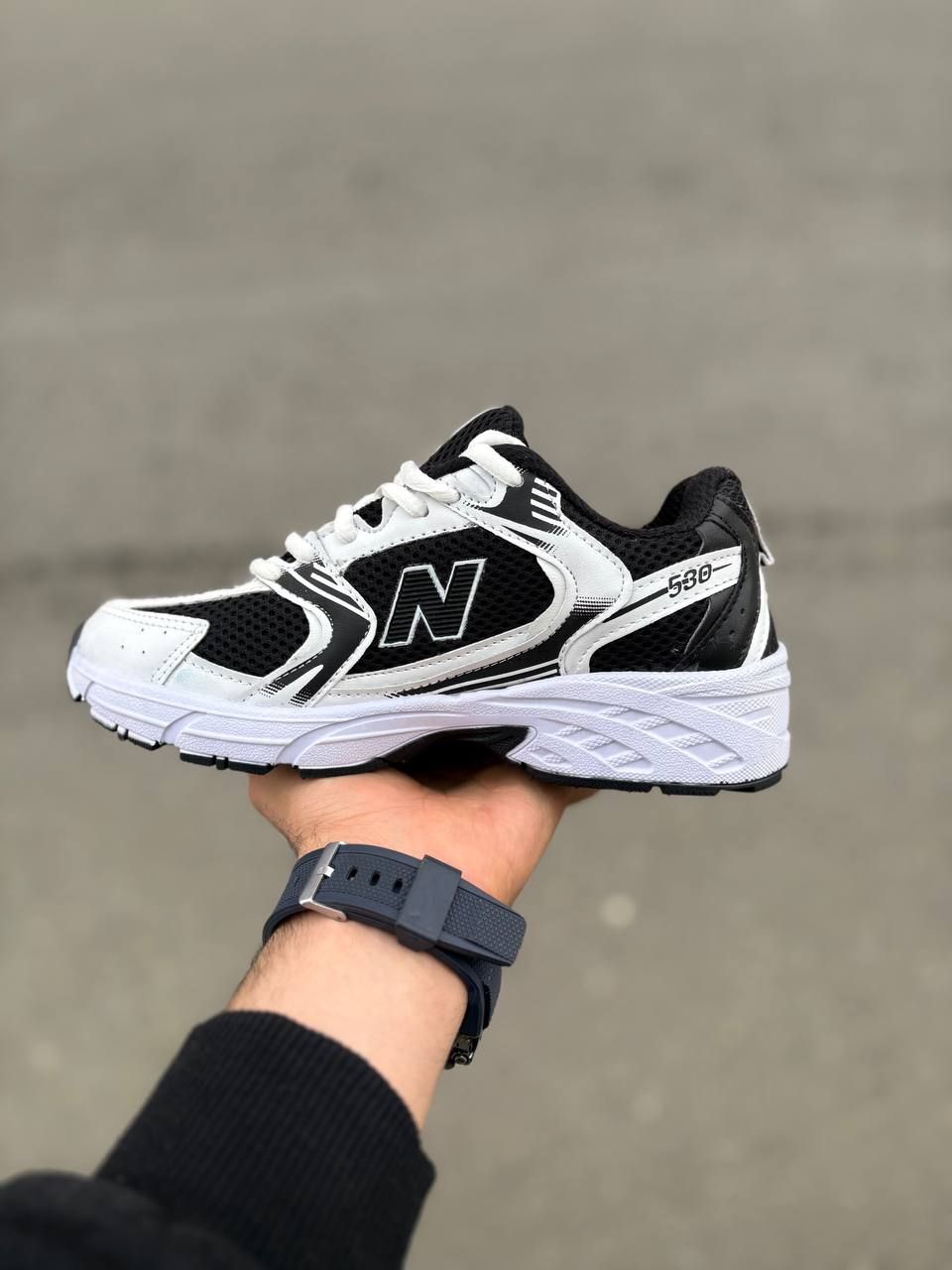 کتونی نیوبالانس 530 / رنگ سفید مشکی - Image 3
