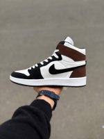 جردن وان ساقدار / رنگ سفید مشکی پشت قهوه ای - تصویر 4