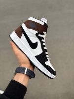 جردن وان ساقدار / رنگ سفید مشکی پشت قهوه ای - تصویر 2