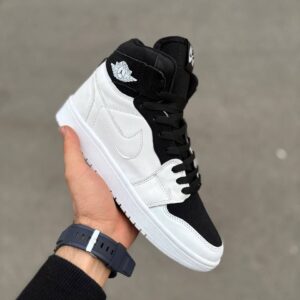 جردن وان ساقدار / رنگ سفید مشکی