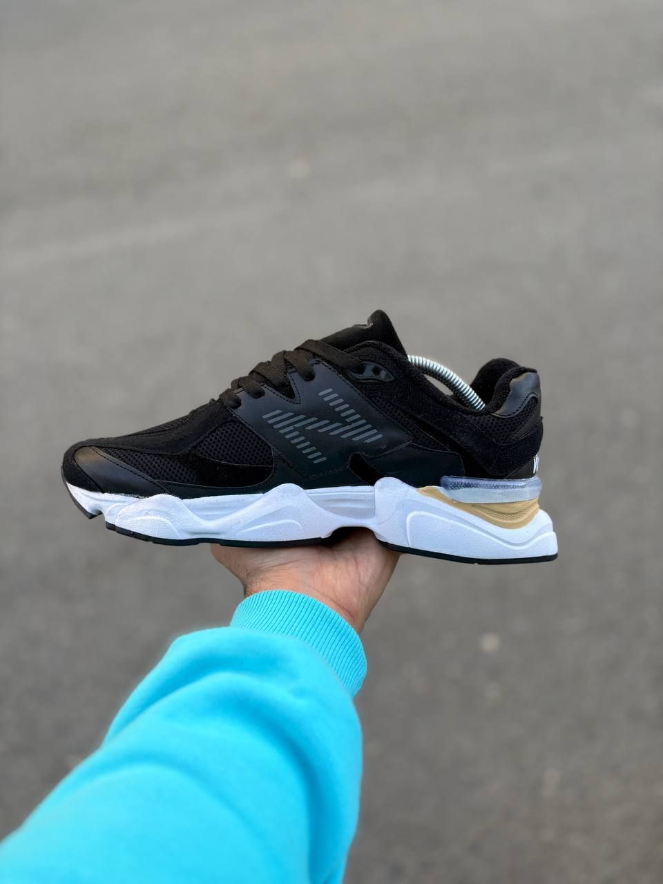 کتونی نیوبالانس 9060 / مشکی سفید / MMS - تصویر 3